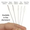 The Beadsmith Basic Elements Collapsible Eye Needles – 5 Inch Long – Flexible Twisted Wire – Large Eye, Easy to Thread – 4 Extra Heavy Needles