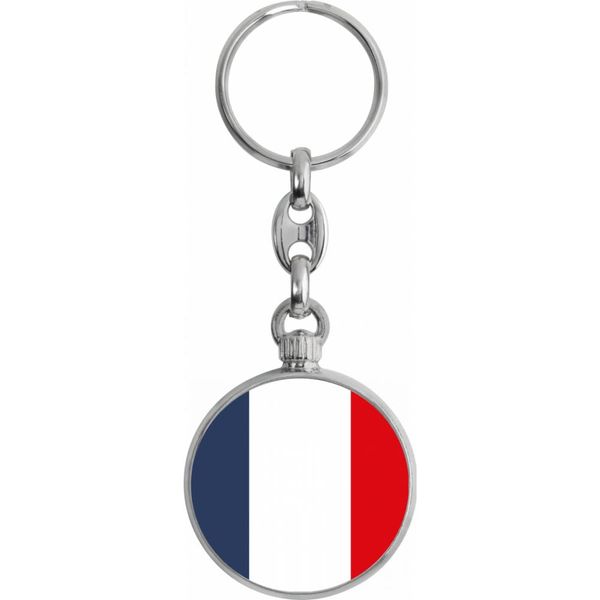 Toff London France Flag Keyring