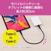 MCO Z2980 USB Type-C Short Cable, 6.9 inches (15 cm), Black