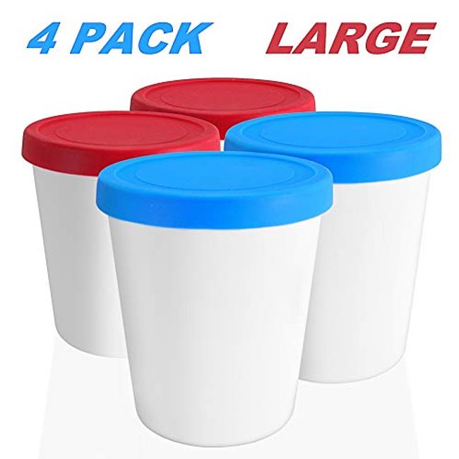 Ice Cream Container - 2 Quart - Perfect Reusable Freezer Storage