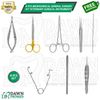 8 Pcs Microsurgical General Surgery Kit Veterinary Surgical Instruments German G