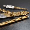 WORKPRO 1/4" Hex Shank Drill Bit Set Titanium Plating HSS Drill Bits 1/16"- 3/8"