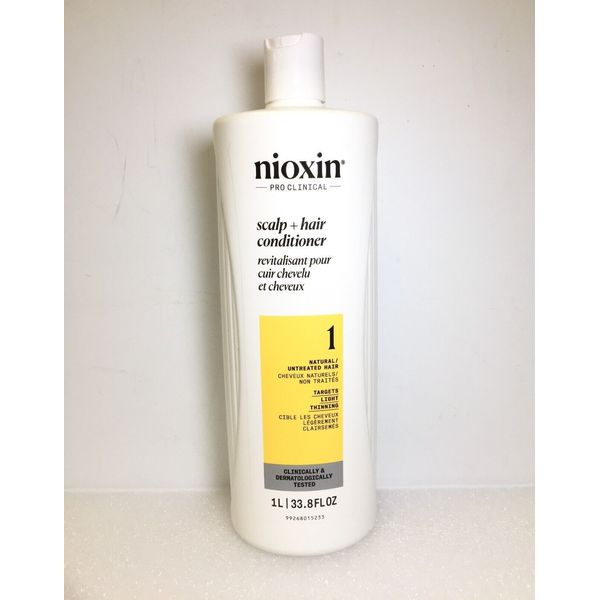 Nioxin System #1 Scalp + Hair Conditioner, 33.8 oz
