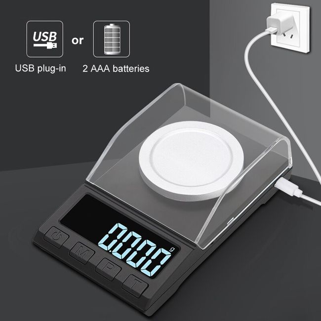 Kitchen Scale, Digital Milligram Scale 0.001g /50g, with