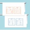 SMART by Simple Memory Art Cooking Tips Kitchen Towel Set - 100% Cotton