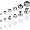 37 Degree JIC Cap and Plug Assortment Kit Precision Threading Hydraulic Hos