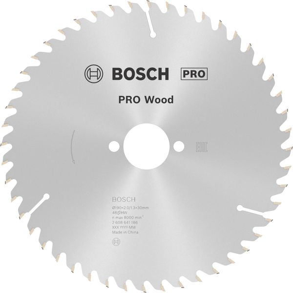 Bosch 2608641186 190 X 2.0 X 30/48 Opti Wood Circular Saw Blade Hand