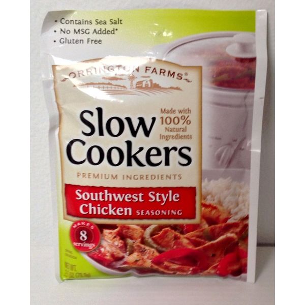 Orrington Farms Slow Cookers SouthWest Chicken Seasoning, 3Paks-2.5 Oz Each