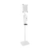Sanitizer Stand with Automatic, Hands Free Dispenser and Sign Holder