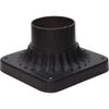 Outdoor Essentials-Cast Pier Mount in Commodity Style-Bronze Finish