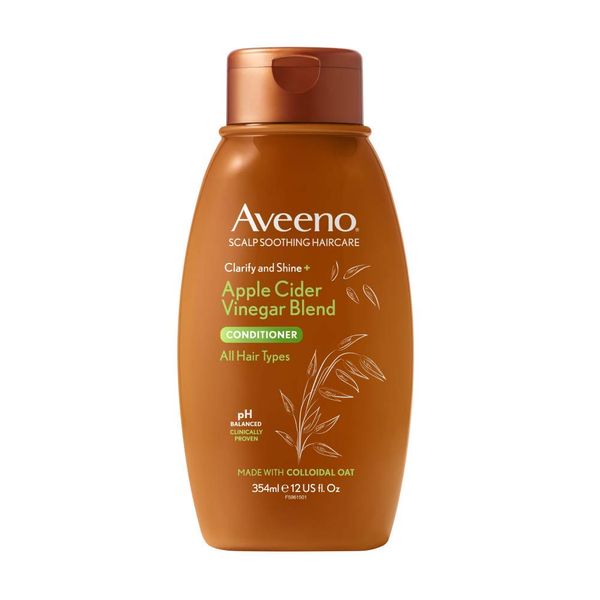 Aveeno Clarify & Shine Apple Cider Vinegar Conditioner for Greasy Hair 354ml