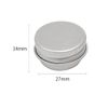 Itisyou Cream Case, Aluminum Can, Small Items, Aluminum Case, Mini Can Case, Divided Container, Cosmetics, Nail Parts, Portable, Refill Container, 6 Pack (5ml)
