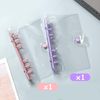 2 Pieces Clear Binder Shell, Waterproof Binder Cover, Binder Accessories, Study and Office Supplies.