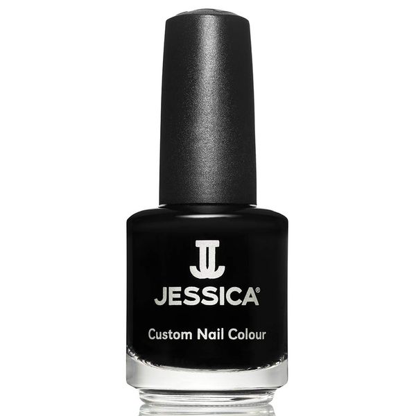 JESSICA: Custom Nail Colour Iconic Elegance Professional Excellence Trusted by Global Professionals, Preferred in 5-Star Hotels and Resorts – Enriched Vitamins 7-FREE Formula - Black Lustre