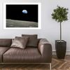 Spiffing Prints NASA - Apollo 8 Dec 24 Earthrise - Medium - Matte - Framed