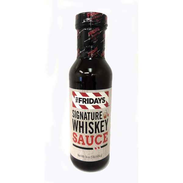 TGI FRIDAYS Signature Whiskey Sauce, BBQ Sauce, 16 Ounce - Pack of 6