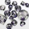 tamarusan (tamarusan) Purple Donut Shaped Glance Chin Clip Hair Pins