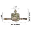 Tactical Laser Cut MOLLE Drop Leg Platform Universal Adjustable Drop Leg Panel for Either Left/Right Leg (MC)