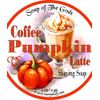 Coffee Pumpkin Latte Natural Shaving Soap Moisturizing with Pumpkin 4.0 oz
