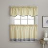 CHF Morocco Window Treatment Gold 58x24 Tier