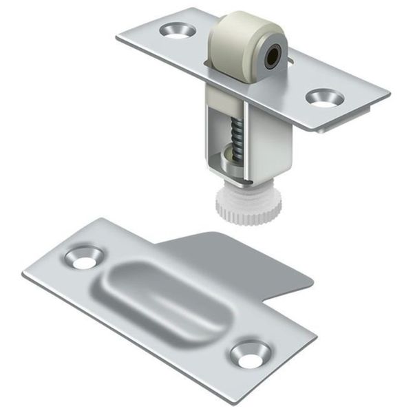 Deltana Roller Catch Bright Chrome, 2 1/4" Length x 7/8" Width