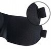 3D Eye Mask Sleep Soft Cover Padded Blindfold Shade Sleeping Aid Night Eyepatch (Black)