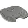 Harmony Techlift Seatpad, Grey/Black, 15” x 16” x 3/4”