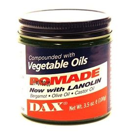 Dax Bergamot Pomade for Styling with Olive Oil & Castor Oil, 14oz. - Pack  of 1