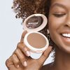 Ruby Kisses Powder Foundation Full Coverage Matte Foundation Long Lasting Face Makeup 0.35 oz. (Cognac)
