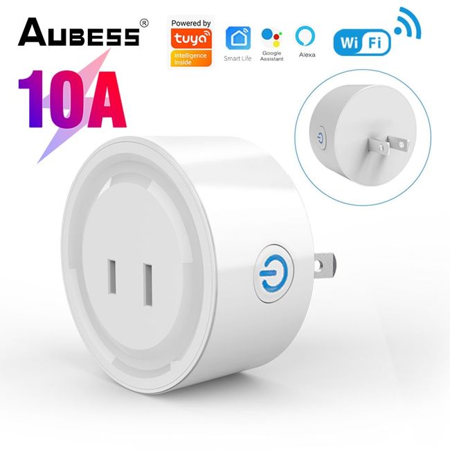 Aubess Smart Socket EU 16A/20A AC100-240V Wifi Smart Plug Power Outlet,  Alexa Google Home Voice Control, For Tuya Smart Life APP - AliExpress