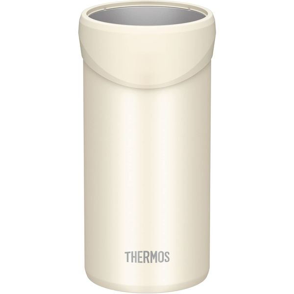 Thermos JDU-500 WH Insulated Can Holder, For 16.9 fl oz (500 ml) Cans, 2-Way Type, White