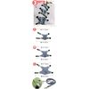 LIP3002 Ferret Vest Harness Lead Set (M, Navy)