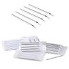 ZS 100pcs Body Piercing Needles - Ear Navel Nose Lip Nipple Piercing, 14G, 15G, 16G, 18G, 20G, Disposable Professional Body Piercing Needles Tool, Tattoo Supplies