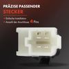 Frankberg 1x Brake Light Switch 4-Pin Compatible with E-Class W211 E55-E500 E-ClassPlatform/Chassis VF211 E220-E280 E-ClassT-Model S211 E55-E500 350 Replace# 0015456709