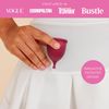 Pixie Menstrual Cup - No Metals or Toxins - Ranked 1 for The Most Soft Reusable Period Cup - Wear 12 Hours - 100% Medical-Grade Silicone - Tampon Alternative - Buy One We Give One (XL)