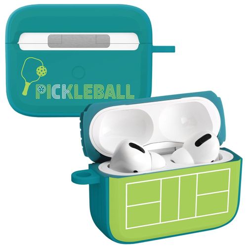 Affinity Bands Pickleball HDX Case Cover Compatible with Apple AirPods Pro 1 & 2 (Ball & Paddle)