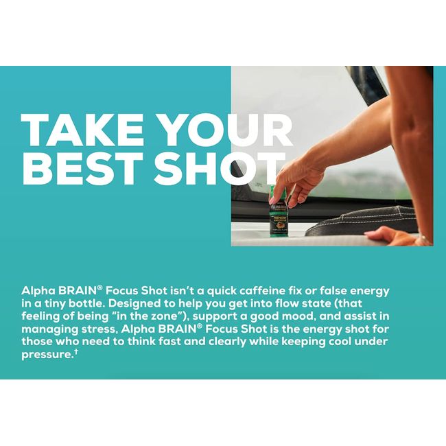 Onnit Alpha BRAIN Focus Energy Shot Supplement Energy Focus Mood