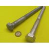 Galvanized Hex Head Lag Screw  3/4 Threads x 10.00" Length, 2 pcs