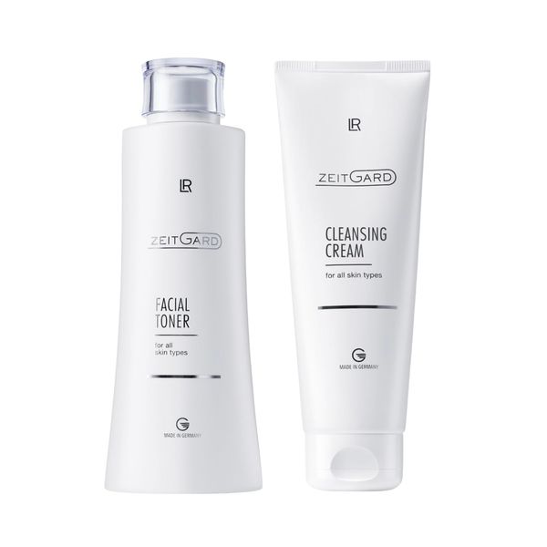 LR ZEITGARD Gesichtswasser Facial Toner, 200ml + Reinigungscreme Cleansing Cream, 125 ml