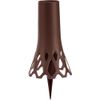 Plasti Roseta Grave Vase with Ground Spike, Colour: Bronze