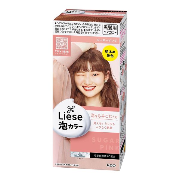 Kao LIESE Soft Creamy Bubble Foam Hair Color Prettia Dying Kit #29 - Sugar Pink