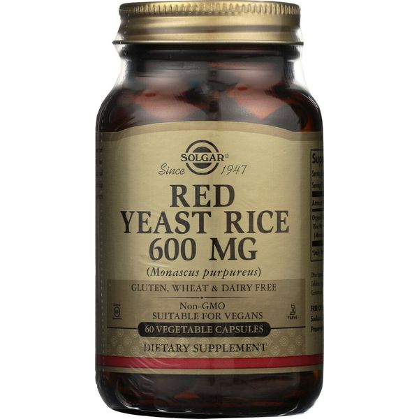 Solgar Red Yeast Rice 60 Vegetable Capsules