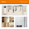 2 Pcs Digtal Fridge Freezer Thermometer Temperature Checker Hanging Hook Kitchen