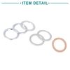 ACROPIX Oil Drain Plug Gaskets for Toyota Compatible Highlander 12pcs Silvertone