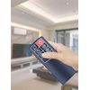 TCNOUMT Replacement remote control fit for LASKO CT22445-1 Ceramic Tower Haeter, 6 Button, Black