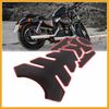 Partuto Fuel Tank Protector PVC Rubber Pad Emblem Badge Sticker Red Replacement