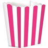 Candy Buffet Popcorn Treat Boxes Bright Pink /5