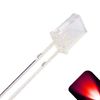 2x5x7mm Rectangle Wide Angle Red LED (Pack of 10)