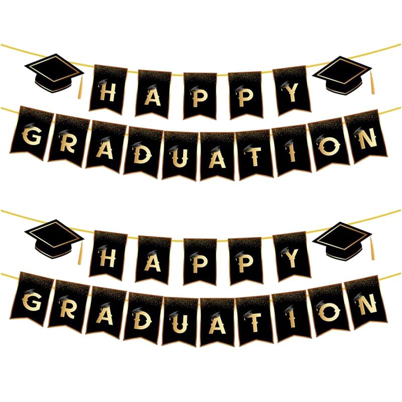 SKHAOVS Pack of 2 Graduation Decoration Graduation Party Decoration ...
