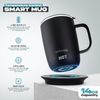 PRO Heated Coffee Mug 14 Oz., 4 Hour Batter Life, Self-Heating, Adjustable Tempe